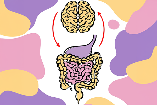 Brain and liver graphic