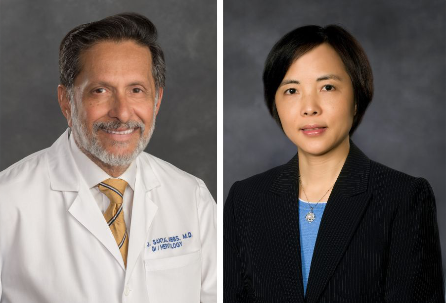 Headshots for Dr Sanyal and Dr Zhou